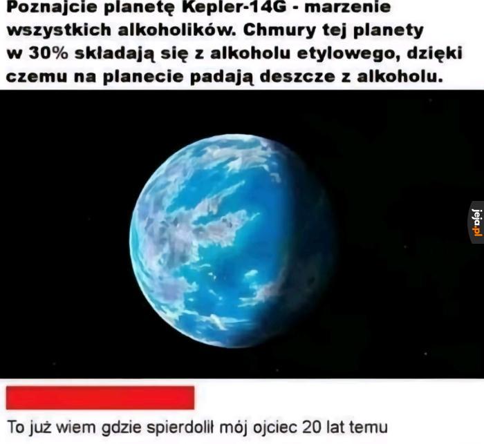 Zapewne na tej planecie jeśli w ogóle tam ktoś żyje to norma promili to 7 promili