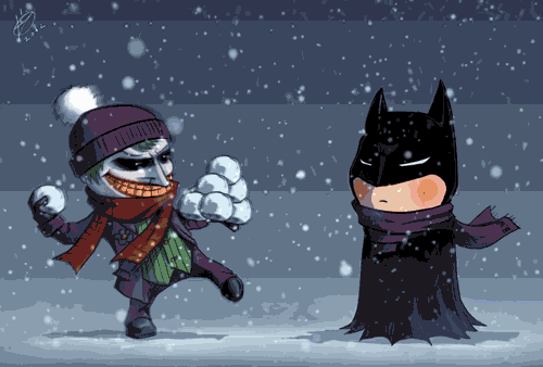 Nawet Batman ma dosyć śniegu...