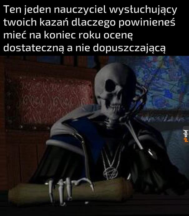 No dobra, masz już tę tróję, ale w następnym roku masz się bardziej postarać