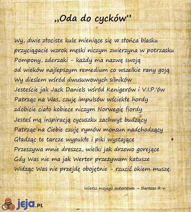 Oda do cycków