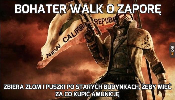 Bohater walk o Zaporę