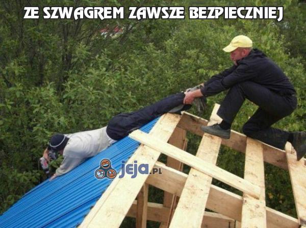 Ze szwagrem zawsze bezpieczniej