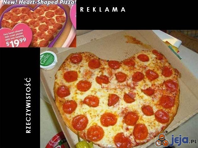 Nowa Pizza w kształcie serca
