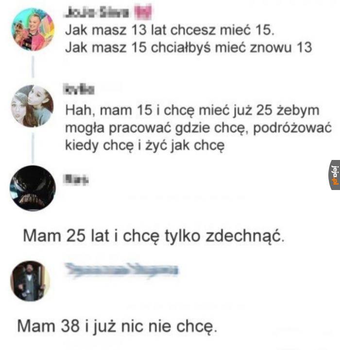 Z tym dorastaniem to nie taka oczywista sprawa