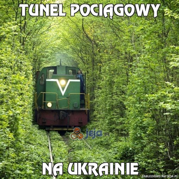 Tunel pociągowy