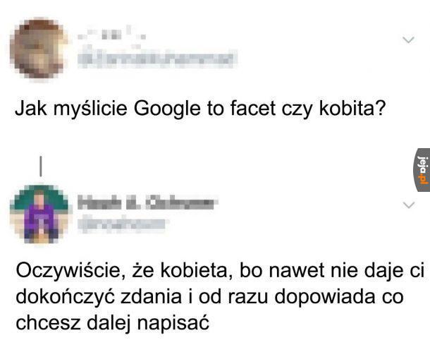 Płeć Google