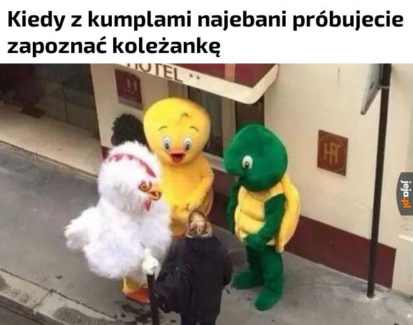 Też idziesz tym chodnikiem?