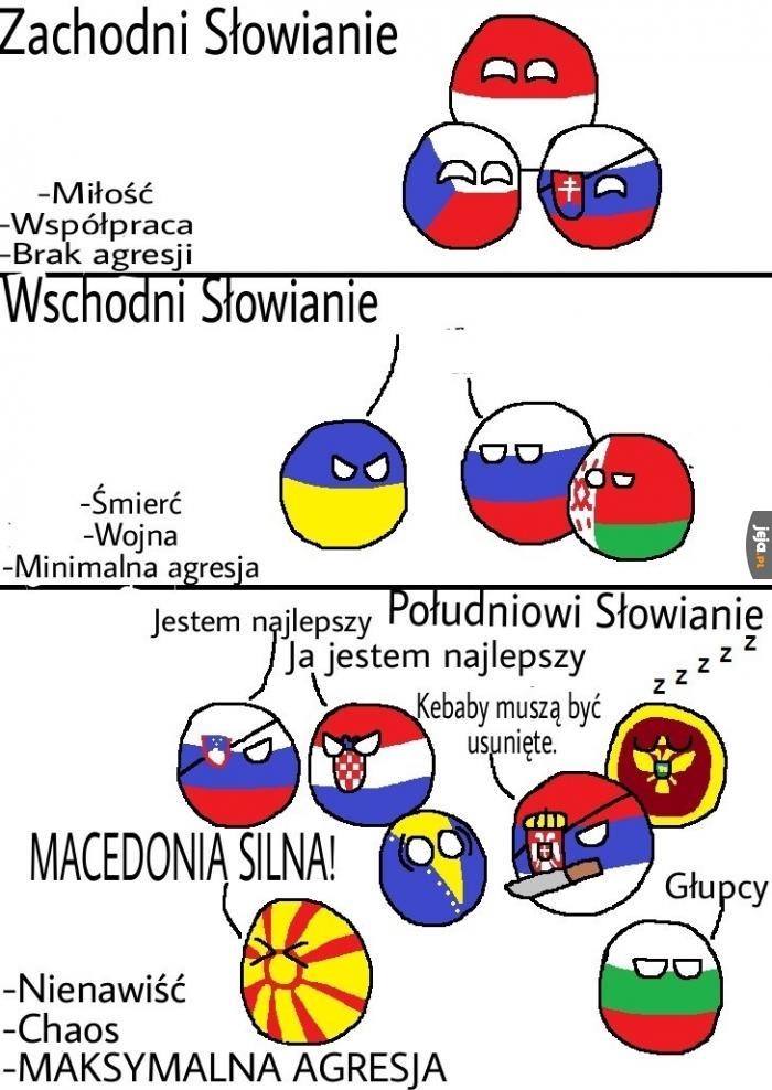Różnica między Słowianami