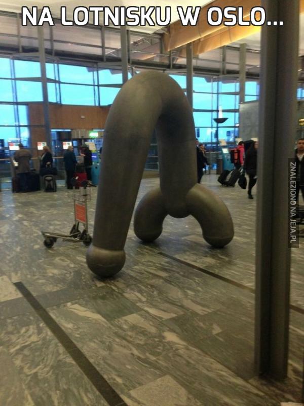 Na lotnisku w Oslo...