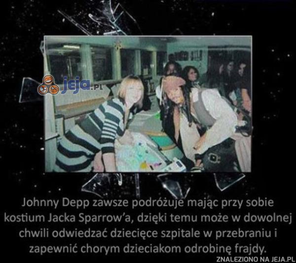 Johnny Depp to równy gość