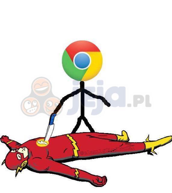 Chrome przestał wspierać Flasha