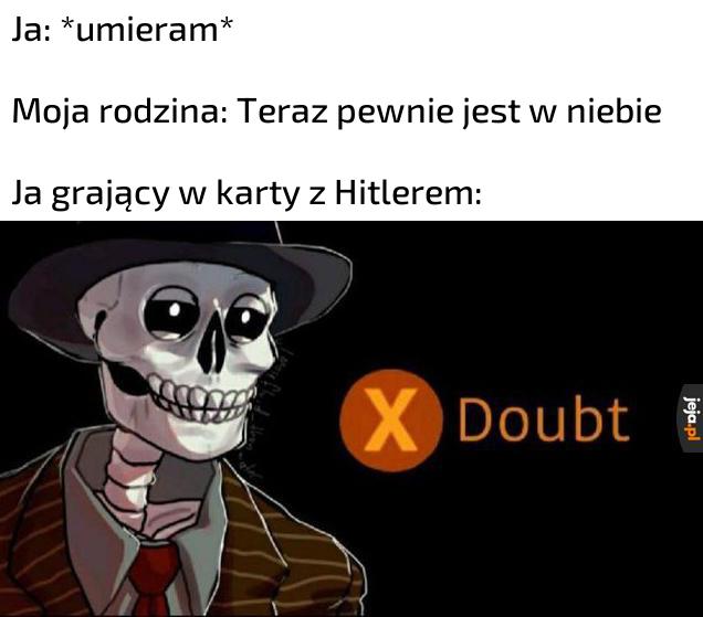 Nie wiedzieć czemu Adolfik nie chce grać w wojnę