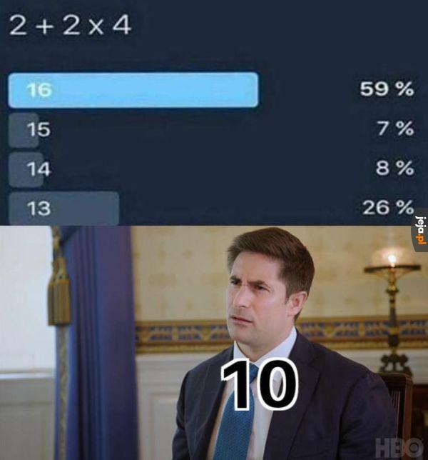 Na pewno dobrze policzyłeś?