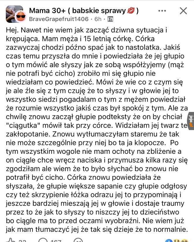 Zalecam rozwód rodziców i posłanie córki do zakonu