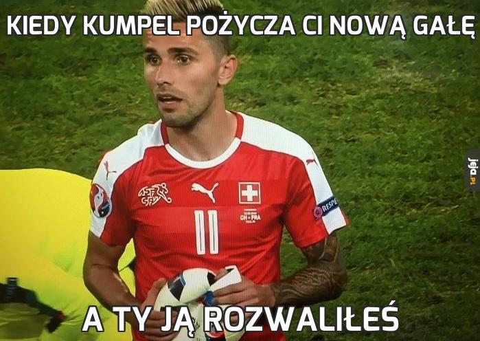 Kiedy kumpel pożycza ci nową gałę