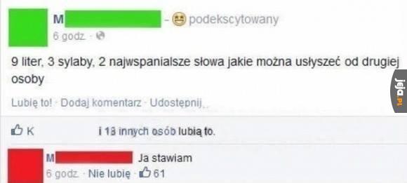 Najwspanialsze słowa