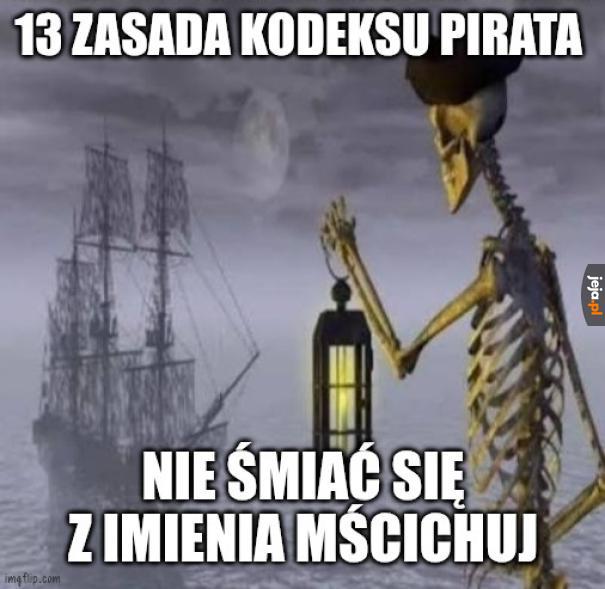 13 zasada kodeksu pirata