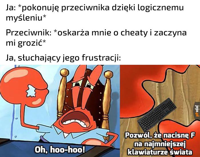 Gość ma chyba gorszy dzień