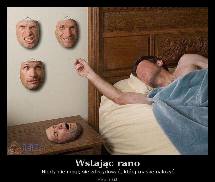 Wstając rano