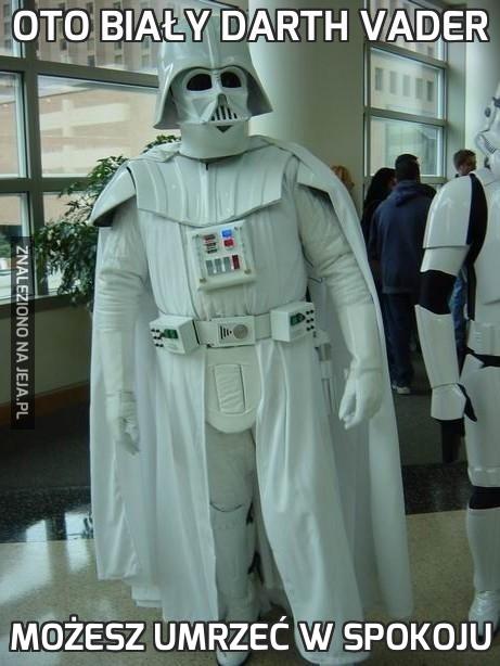 Oto biały Darth Vader