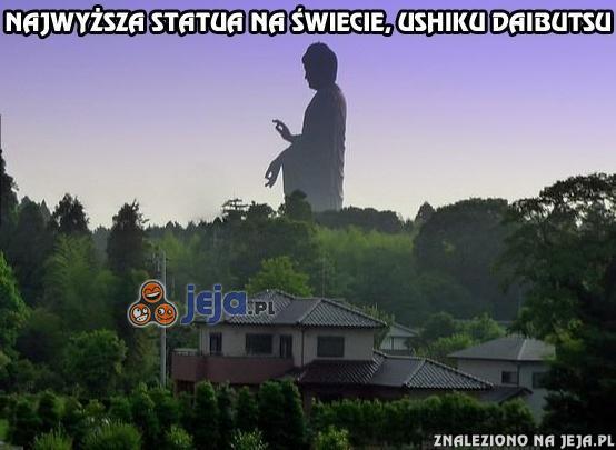 Najwyższa statua na świecie Ushiku Daibutsu