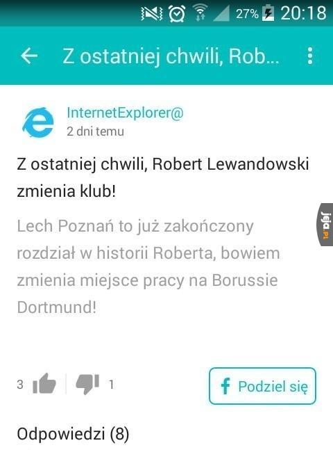 Lewandowski zmienia klub!