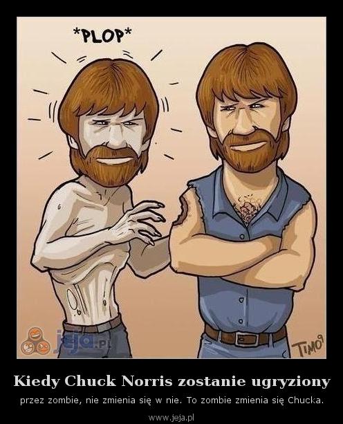 Kiedy Chuck Norris zostanie ugryziony