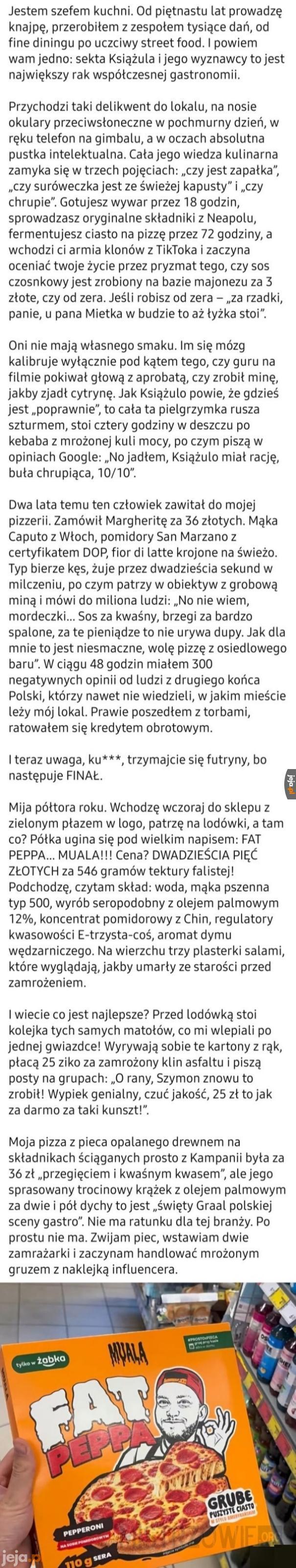 Tak było, zmyślam