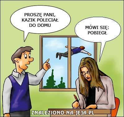 Kazik poleciał do domu