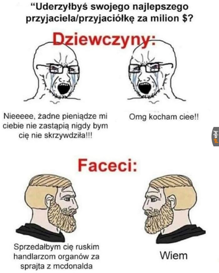 Jestem tego świadom chłopie