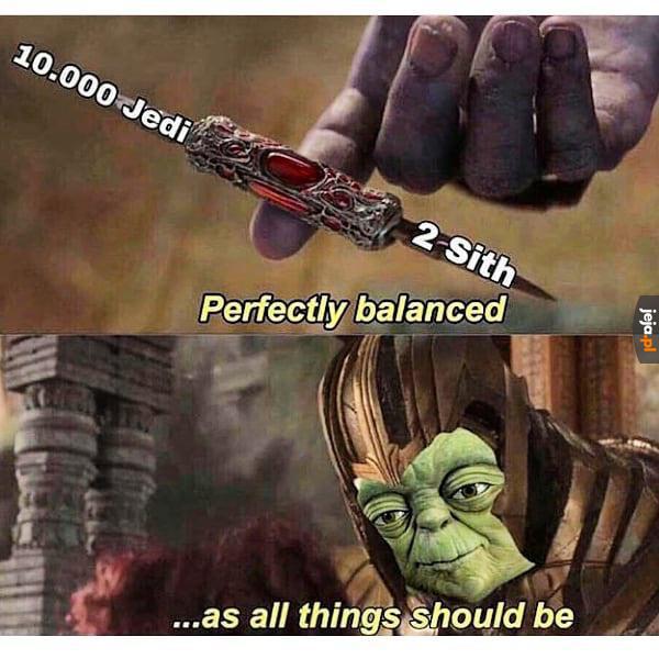 Perfekcyjny balans według Jedi