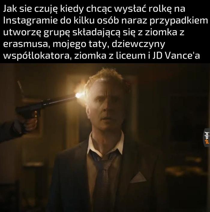 Wy też wysyłacie rolki do JD Vance'a? Te przyciski są literalnie w tym samym miejscu