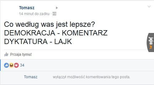 Demokracja czy dyktatura?