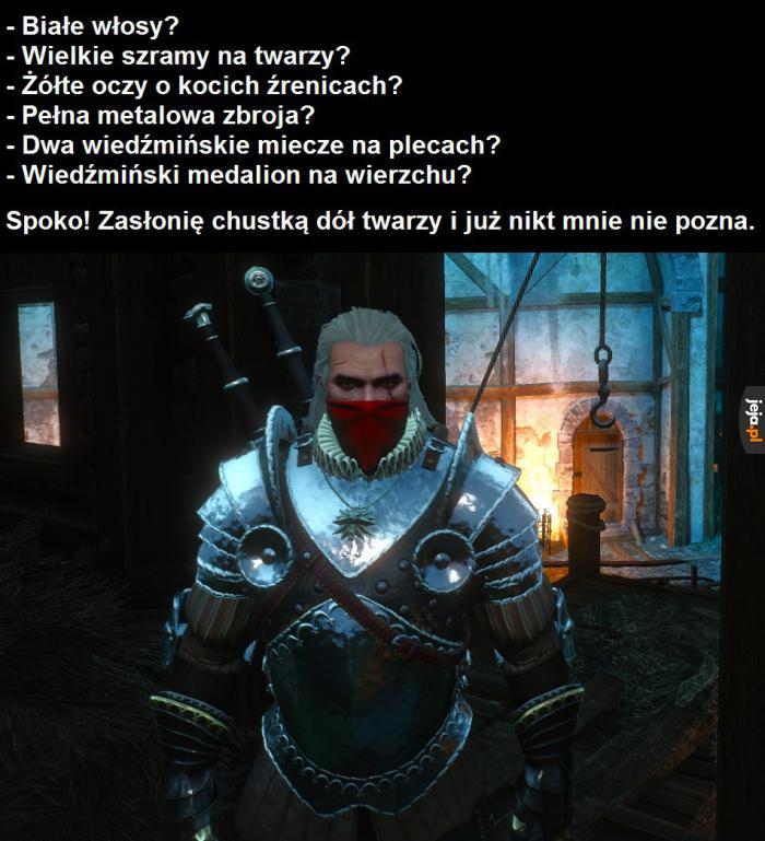 Geralt mistrz kamuflażu
