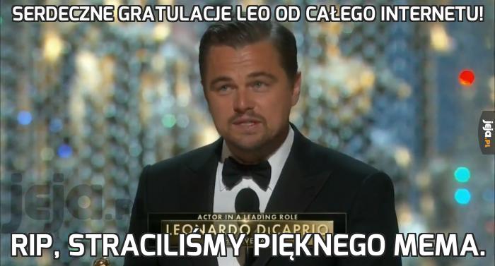Serdeczne gratulacje Leo od całego internetu!