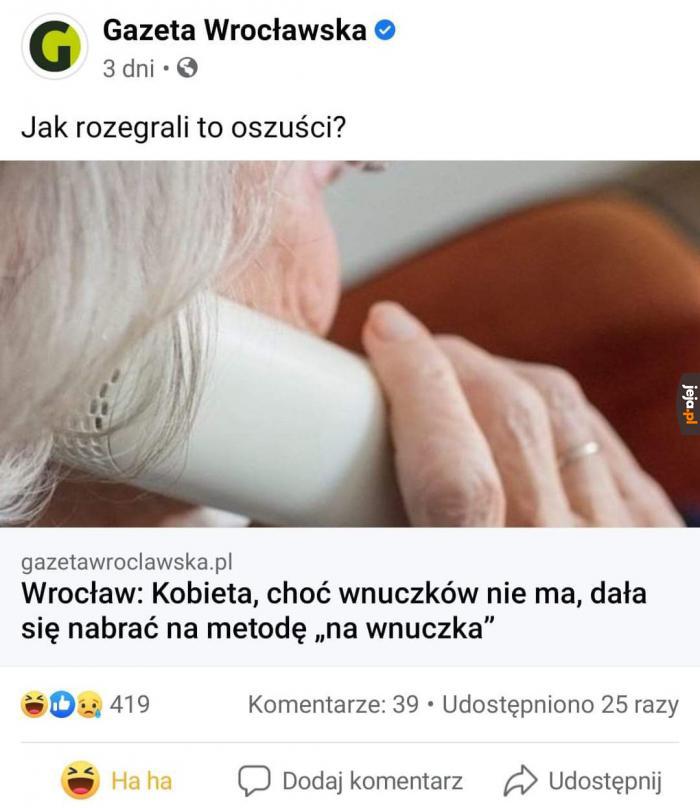 Rozgarnięta ta babcia