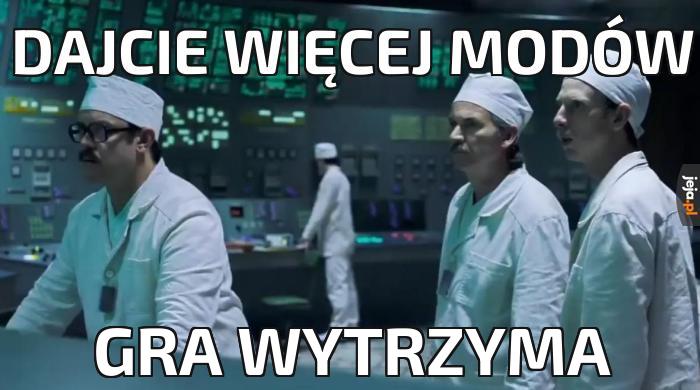 Najgorzej jak się gra wywala i nie wiadomo, który mod za to odpowiada