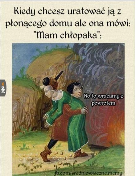 Pożar w średniowieczu