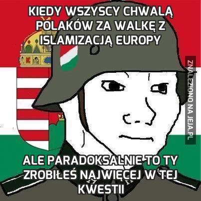 Kiedy wszyscy chwalą Polaków za walkę z islamizacją Europy