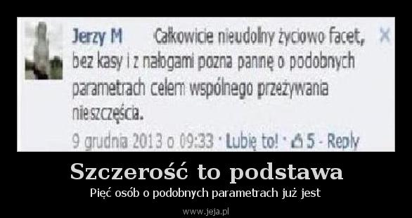 Szczerość to podstawa