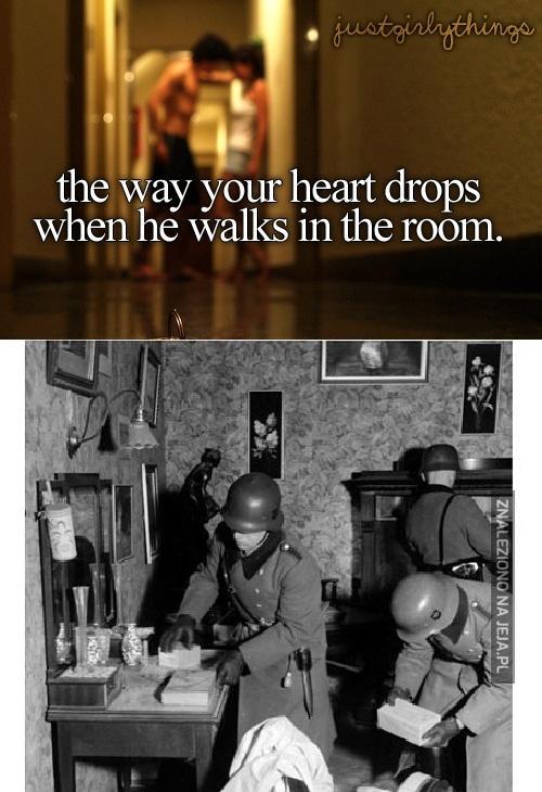 To, w jaki sposób Twoje serce bije, kiedy on wchodzi do pokoju...