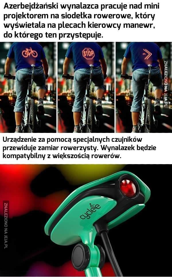 Projektor na siodełko