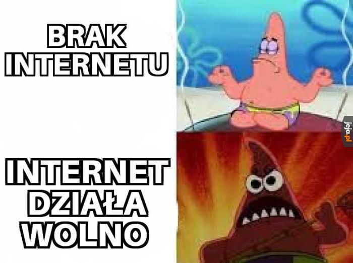 Bez internetu chociaż coś innego możne porobić