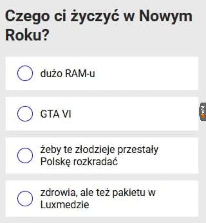 W sumie wszystko by się przydało