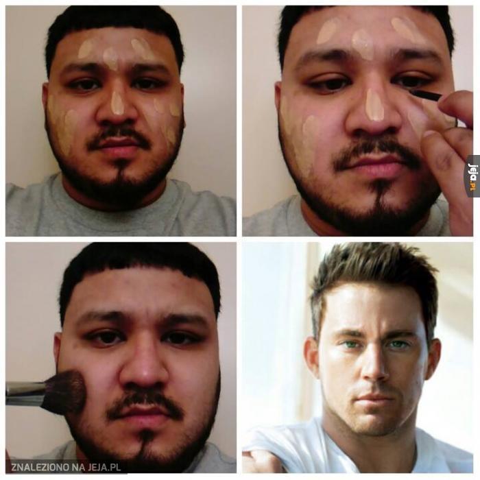 Gdyby faceci używali makijażu