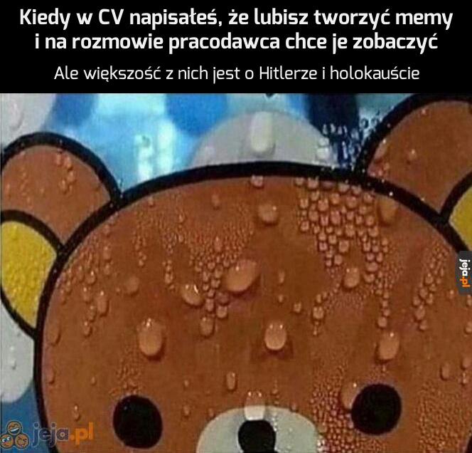 Chyba nie dostanę tej roboty...