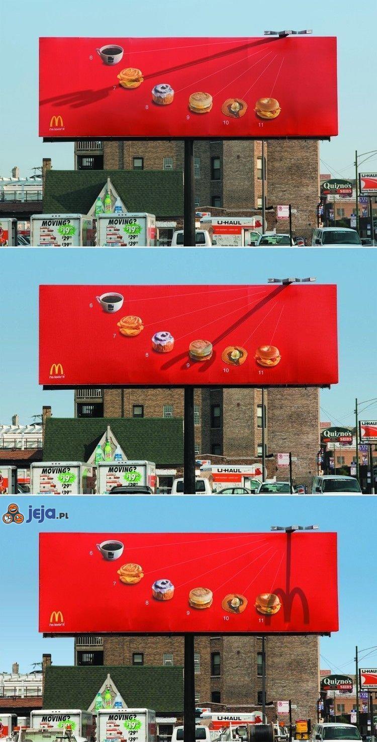 Reklama śniadań McDonalda