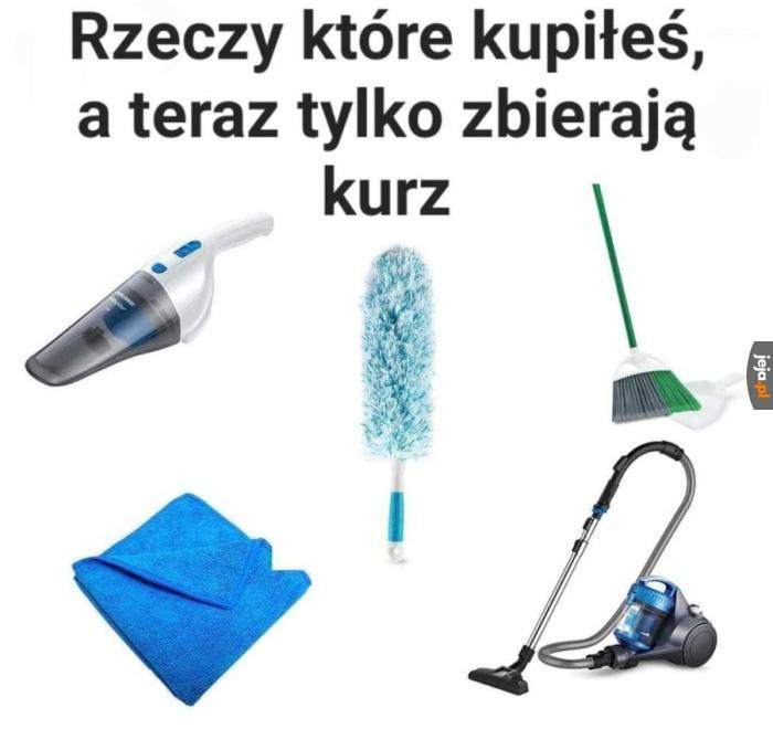 Zbierają kurz
