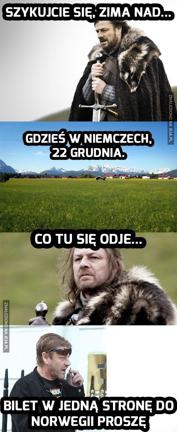 Zima miała lagi