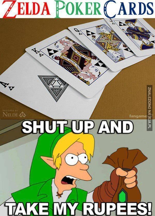 Pokerowa talia Zelda